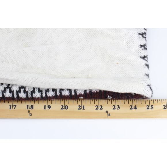 H&M wool fair isle pullover retro sweater womens large nordic cabincore holiday - Picture 5 of 5